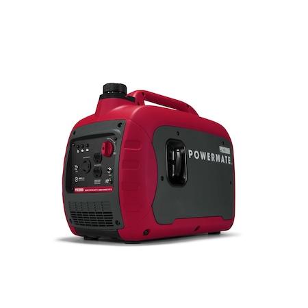 Powermate Portable and Inverter Generator, Gasoline, 2,300 W Rated, 3,000 W Surge, Recoil Start, 120V AC P0080601